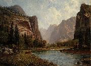 Albert Bierstadt Gates of the Yosemite oil painting reproduction